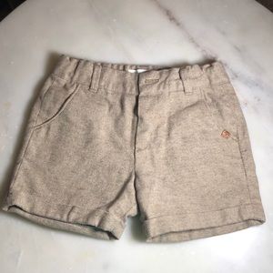 Zara baby boy tan shorts sz 18/24
